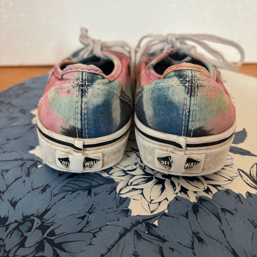 Vans Authentic Tie Dye Canvas Sneakers Size 5 Women